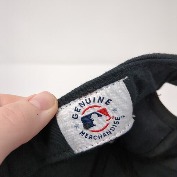 Fan Favorite Strapback Hat Black OSFA Colorado Rockies Embroidered Logo MLB - Picture 9 of 10